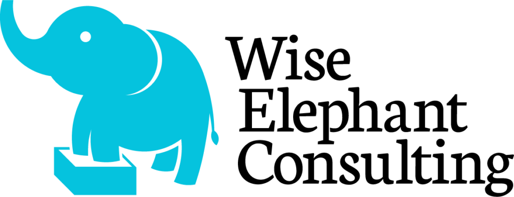 Wise Elephant Consulting Long logo